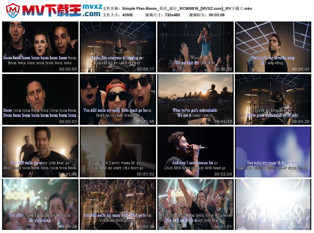 Simple Plan-Boom_英语_流行_MC900816